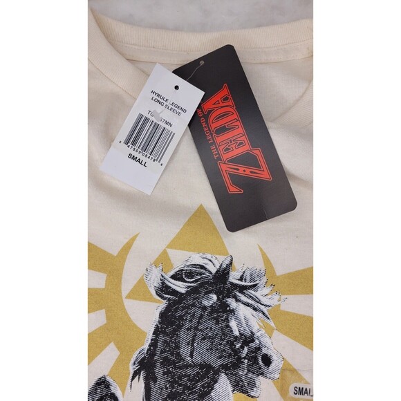 Legend of Zelda Hyrule Shirt Long Sleeve 2022 Geeknet Nintendo   Small - NWT - Picture 6 of 9